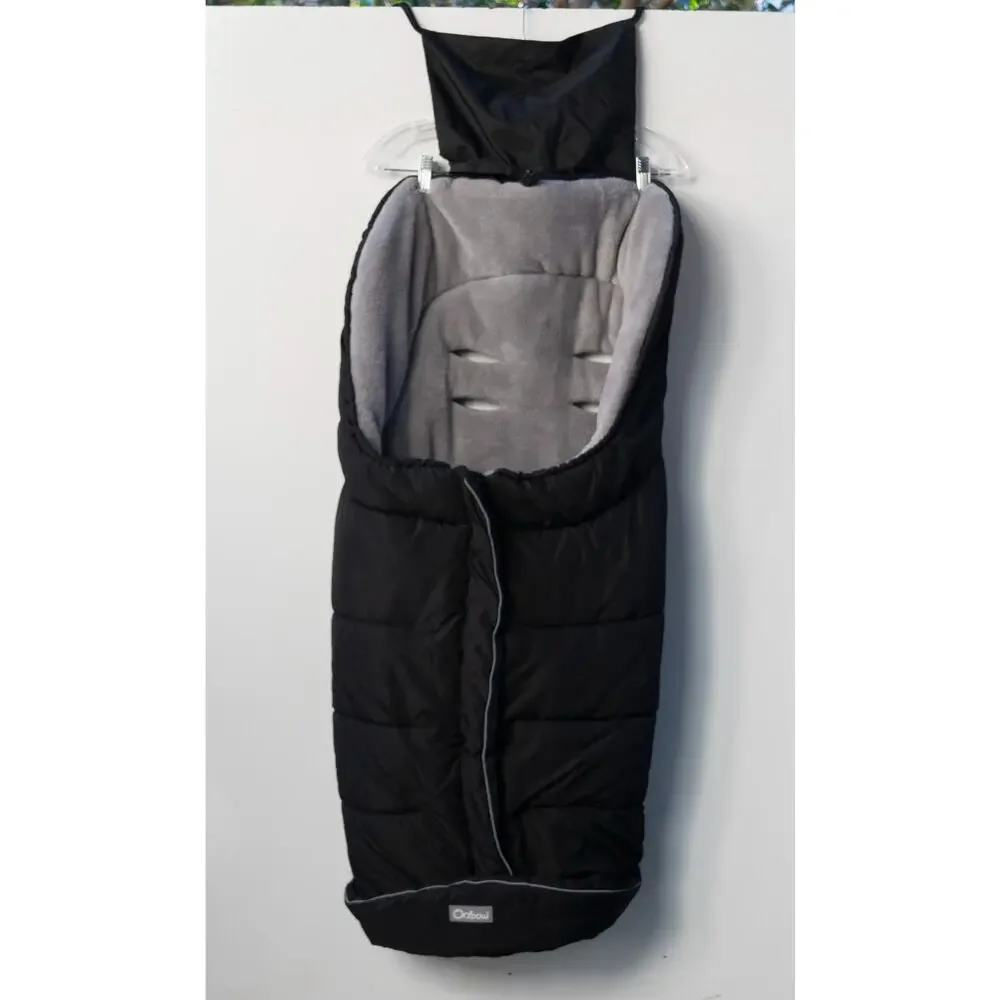 Orzbow Baby Stroller Footmuf Warm Bunting Bag Black Large‎